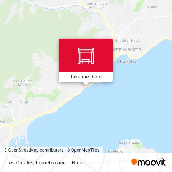Les Cigales map
