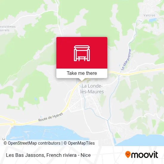Les Bas Jassons map