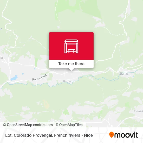 Lot. Colorado Provençal map