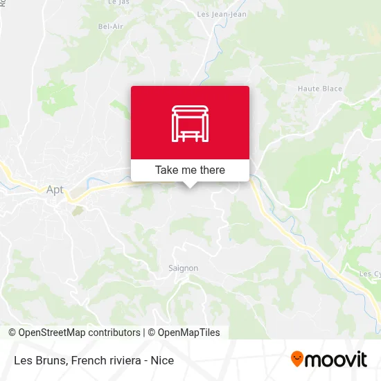 Les Bruns map