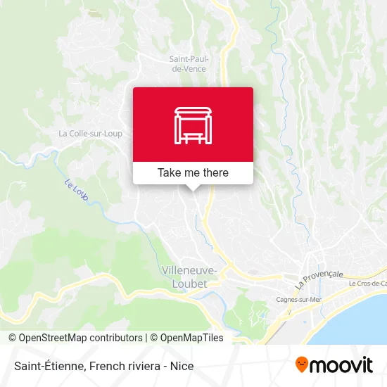 Saint-Étienne map