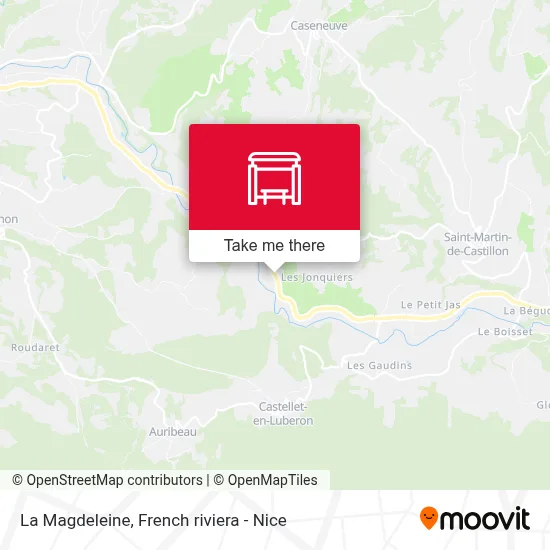 La Magdeleine map