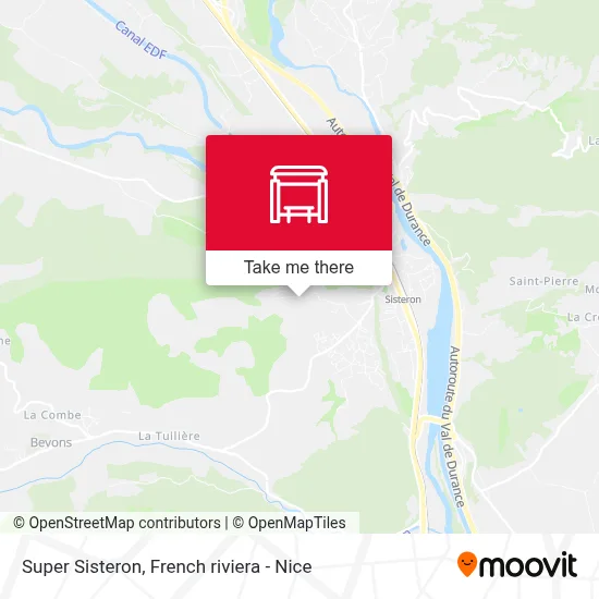 Super Sisteron map