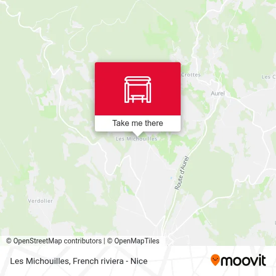 Les Michouilles map