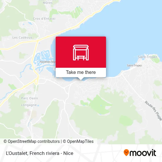 L'Oustalet map