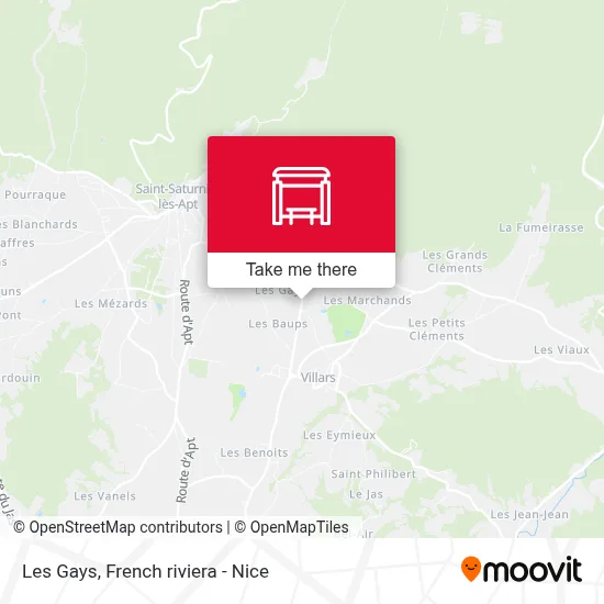 Les Gays map