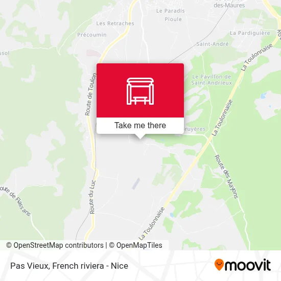 Pas Vieux map
