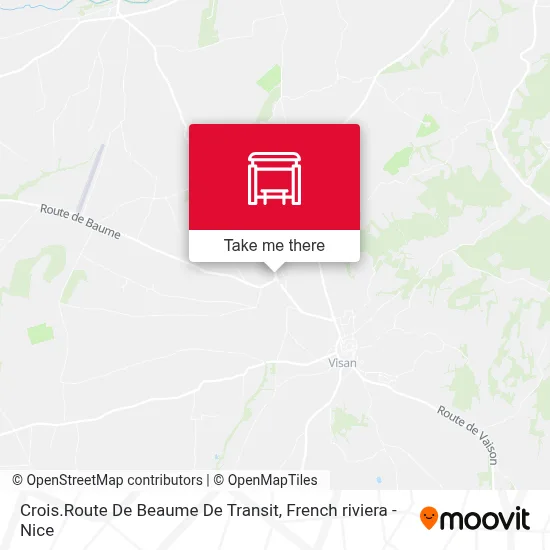 Crois.Route De Beaume De Transit map