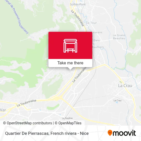 Quartier De Pierrascas map