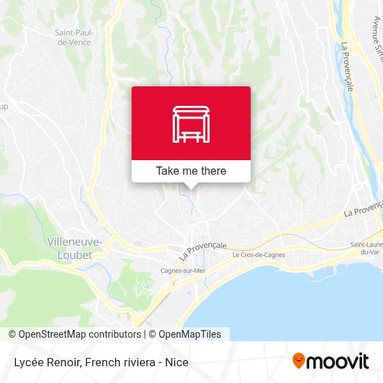 Lycée Renoir map