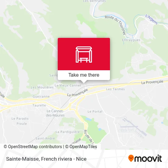 Sainte-Maisse map