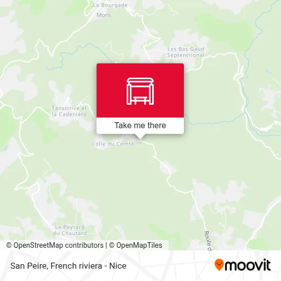 San Peire map