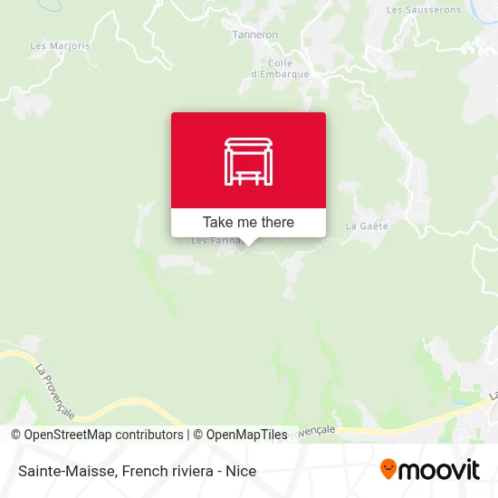 Sainte-Maisse map