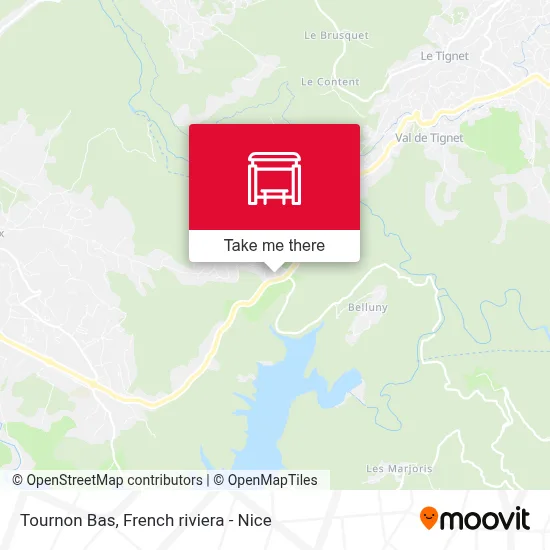 Tournon Bas map