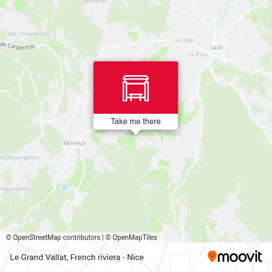 Le Grand Vallat map
