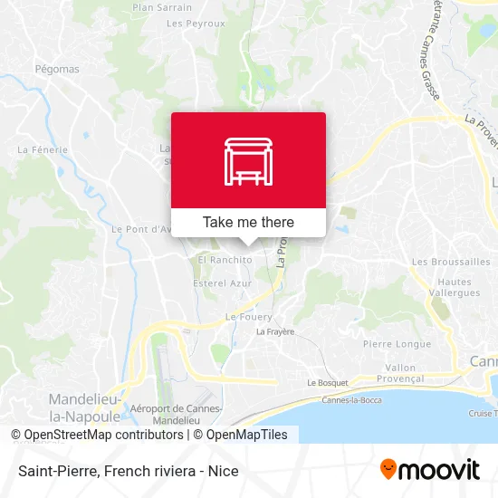 Saint-Pierre map