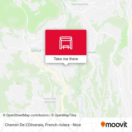 Chemin De L'Oliveraie map