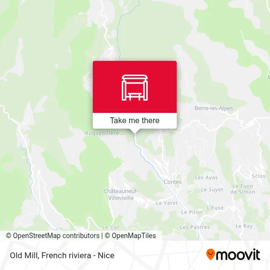 Vieux Moulin map