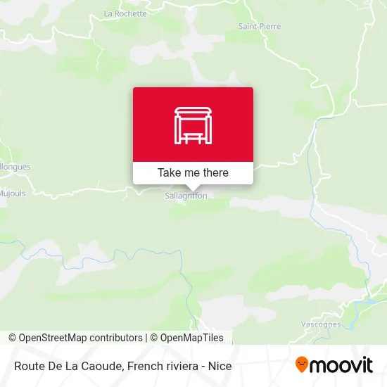 Route De La Caoude map