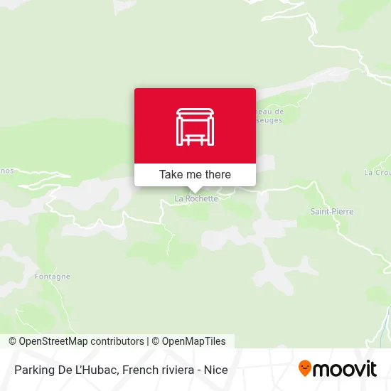 Parking De L'Hubac map