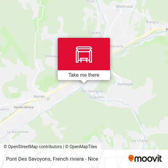 Pont Des Savoyons map