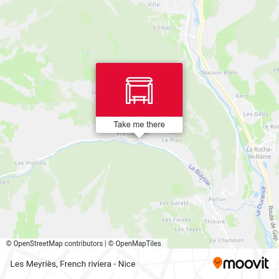 Les Meyriès map