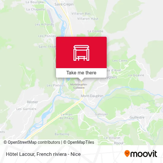 Hôtel Lacour map