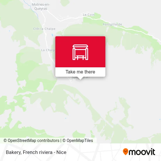 Boulangerie map