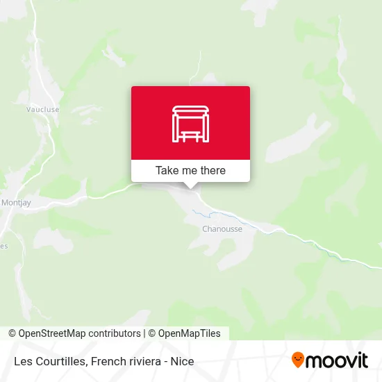 Les Courtilles map