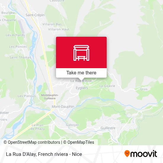 La Rua D'Alay map