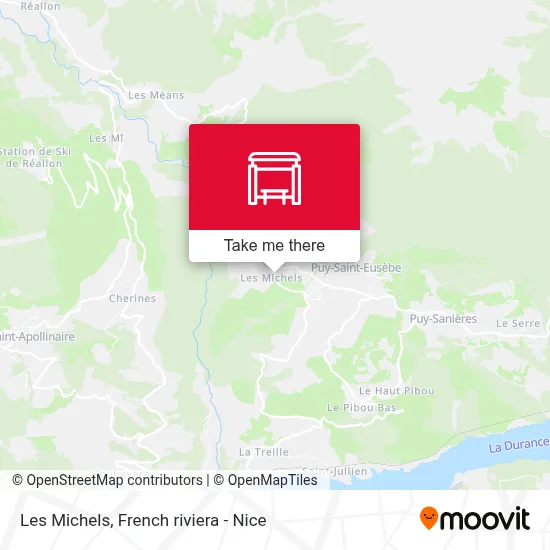 Les Michels map