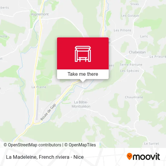 La Madeleine map