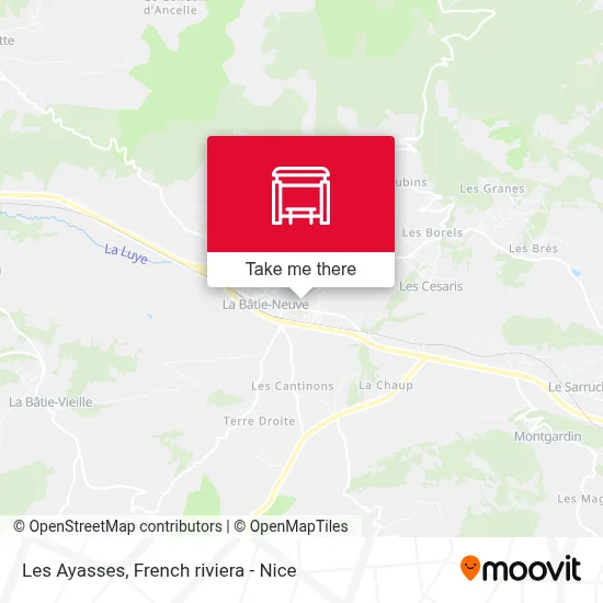 Les Ayasses map
