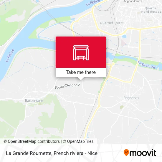 La Grande Roumette map