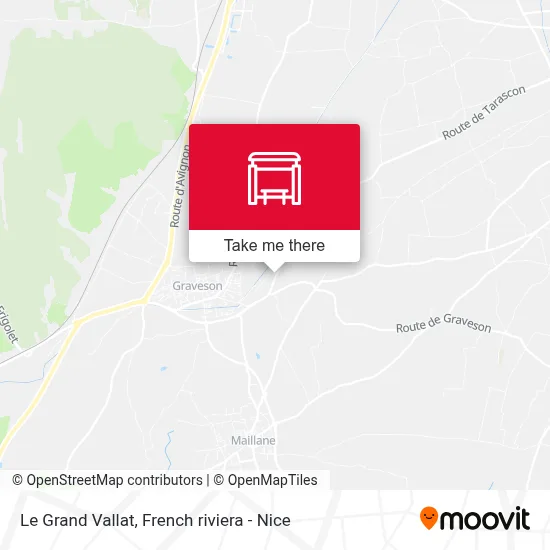 Le Grand Vallat map