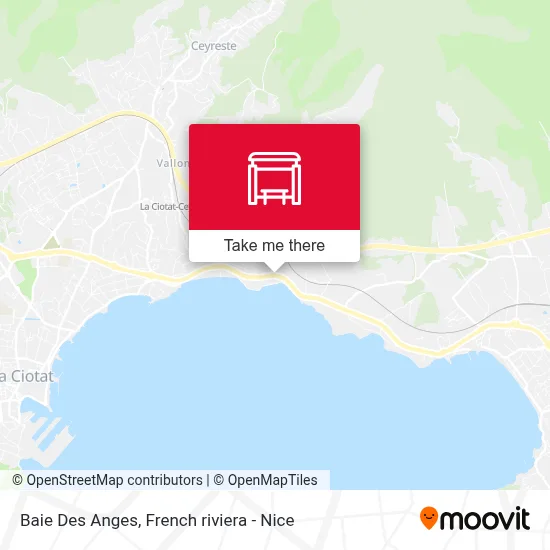 Baie Des Anges map