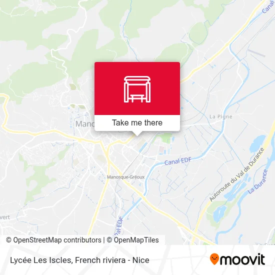 Lycée Les Iscles map