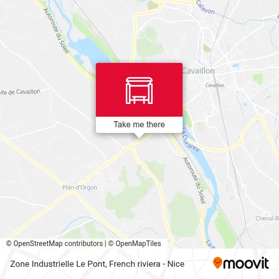 Zone Industrielle Le Pont map