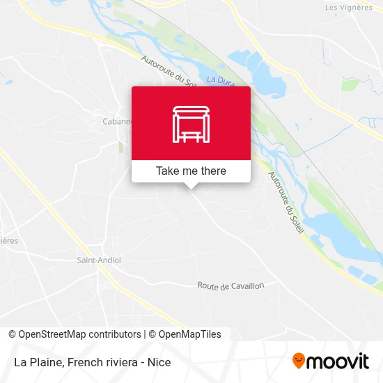 La Plaine map