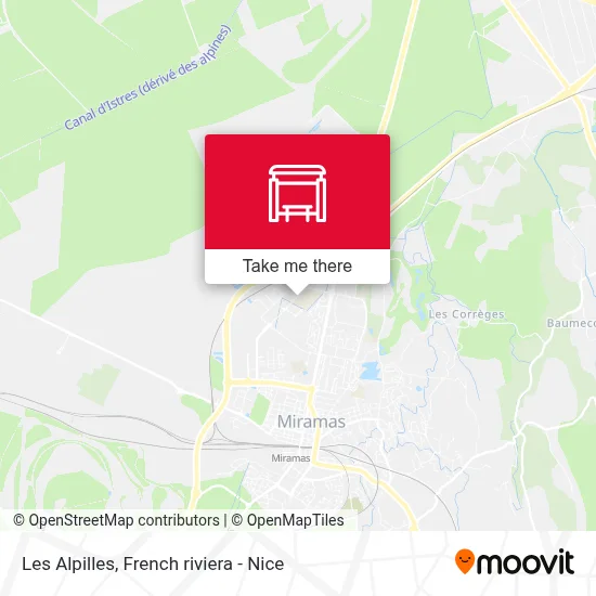 Les Alpilles map