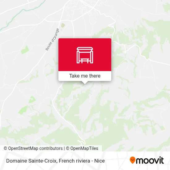 Domaine Sainte-Croix map