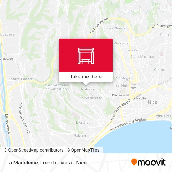 La Madeleine map