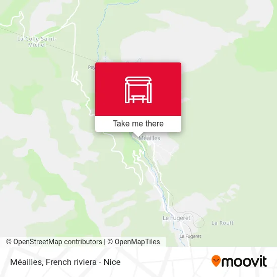 Méailles map