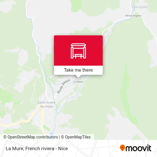La Mure map