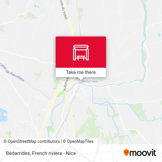 Bédarrides map