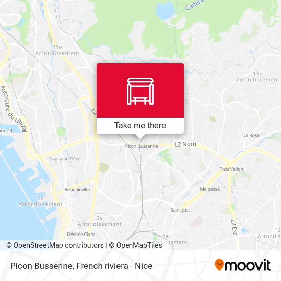 Picon Busserine map