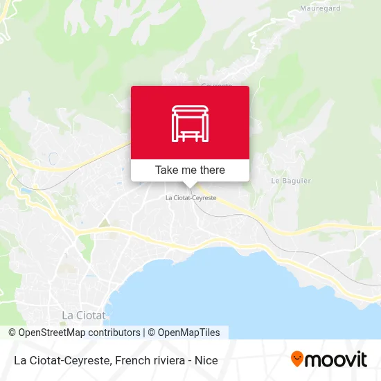 La Ciotat-Ceyreste map