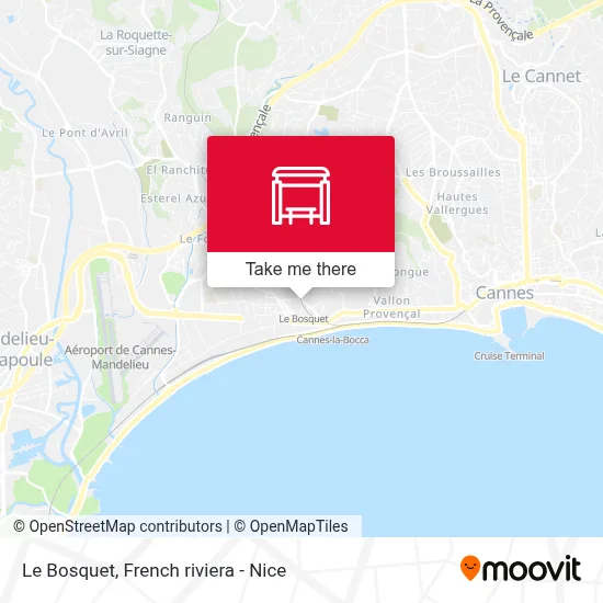 Le Bosquet map