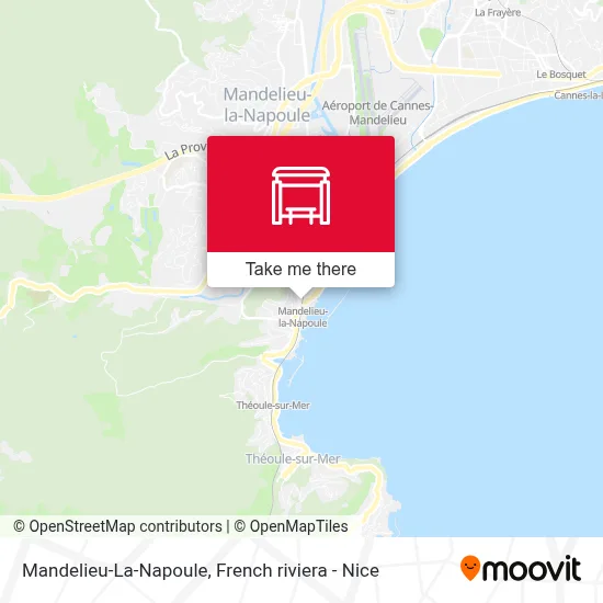 Mandelieu-La-Napoule map