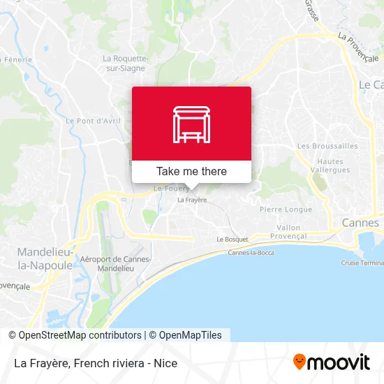 La Frayère map